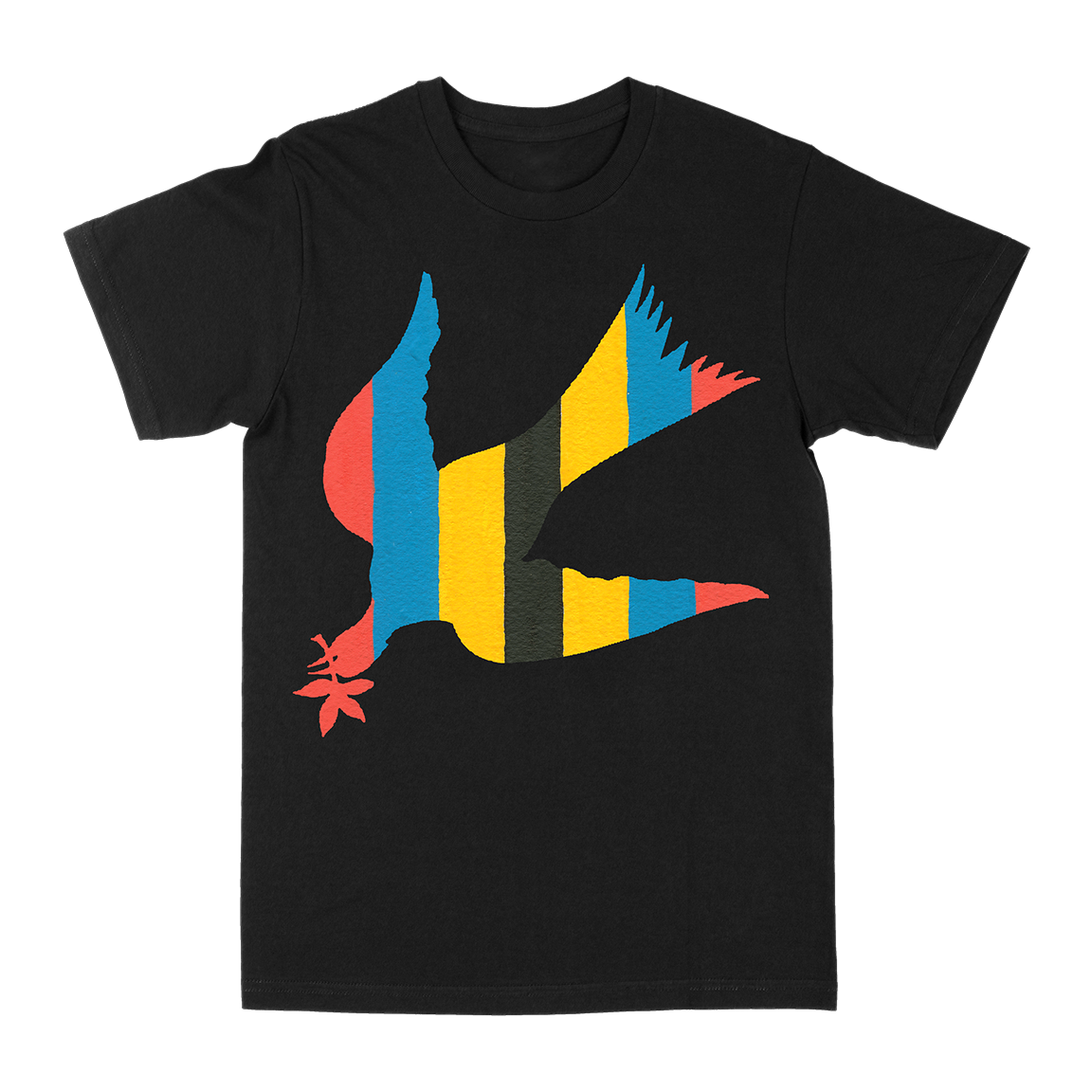 Modern Life Is War &quot;Fallen Dove: Color&quot; Black T-Shirt