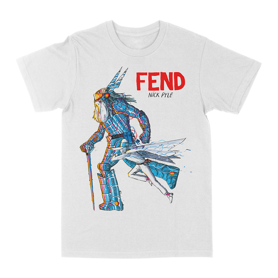 NICK PYLE &quot;Fend&quot; White T-Shirt