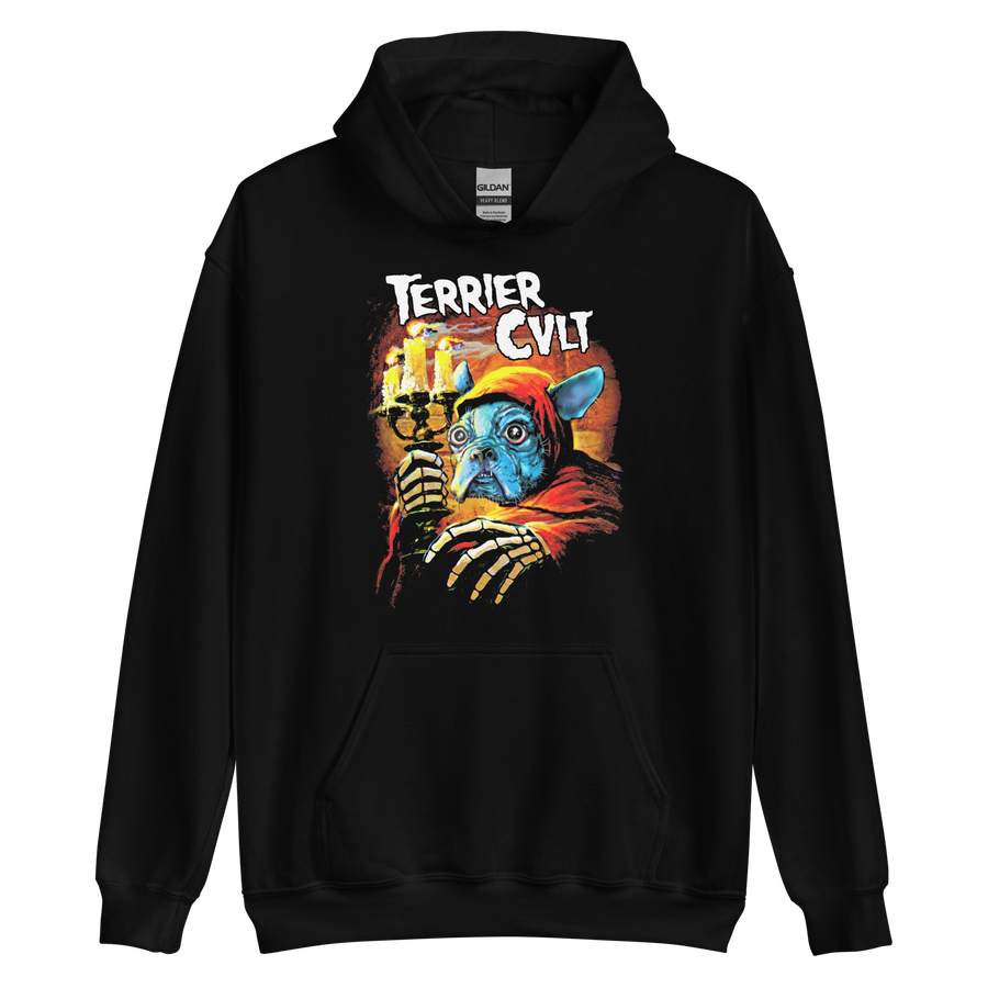 TERRIER CVLT &quot;Bark Among Us&quot; Black Hooded Sweatshirt