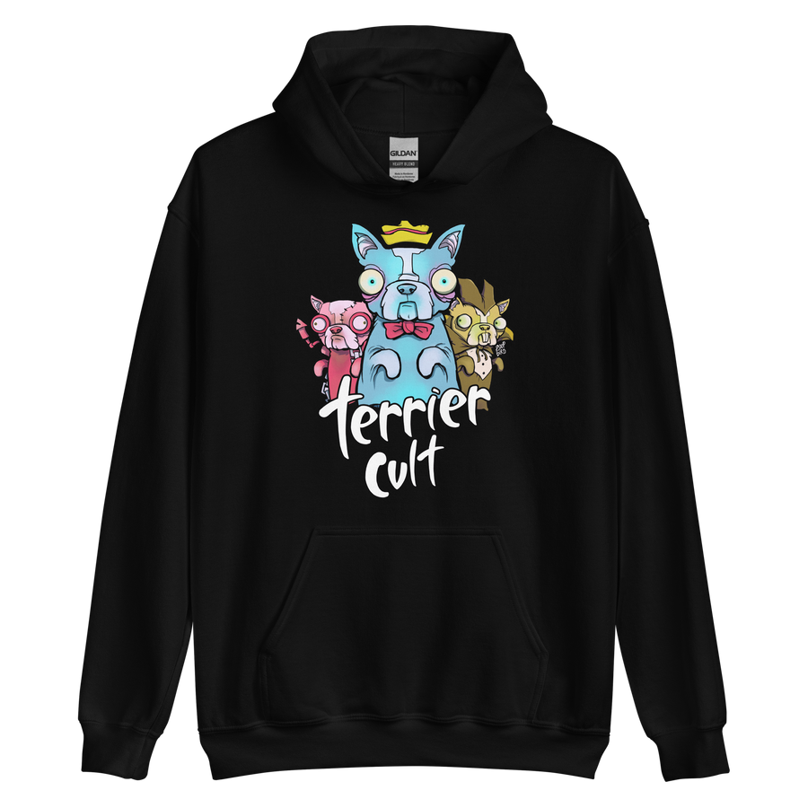 TERRIER CVLT &quot;Cereal Killers&quot; Black Hooded Sweatshirt