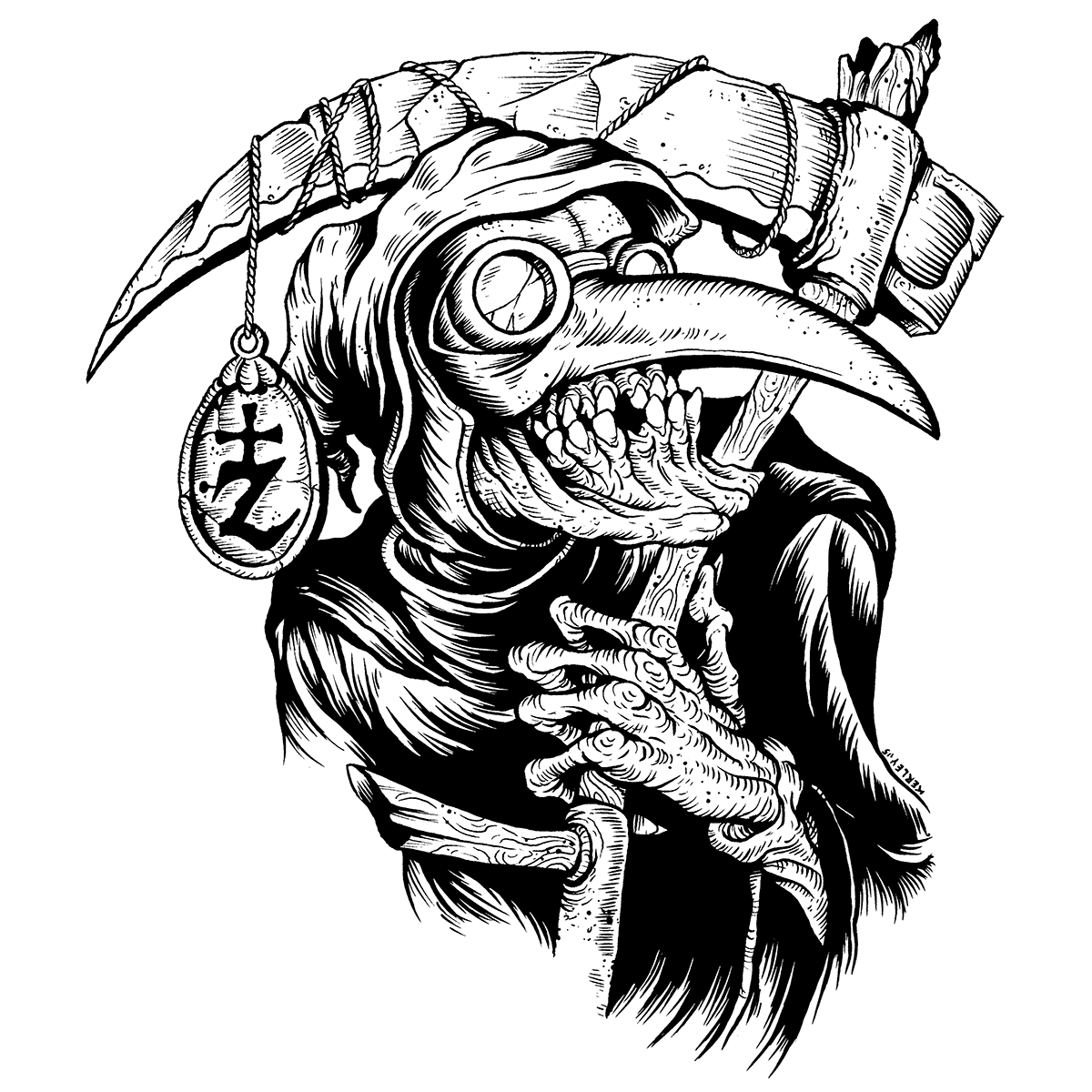 Zao &quot;Xenophobe&quot; Giclee Print